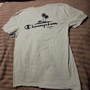 Champion Light Blue Graphic T-Shirt